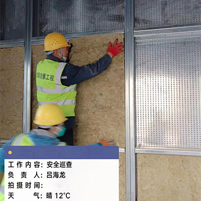 创新实验室工程楼安装保温防爆墙